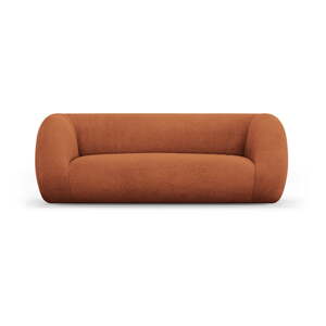 Narančasta sofa od bouclé tkanine 210 cm Essen – Cosmopolitan Design
