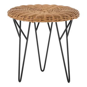 Okrugao pomoćni stol od umjetnog ratana ø 46 cm Roccas – Bloomingville