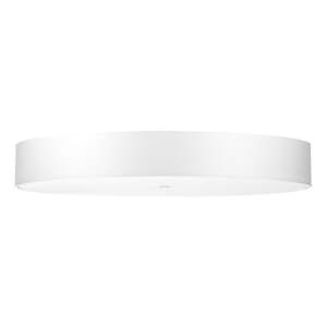 Bijela stropna svjetiljka s tekstilnim sjenilom ø 100 cm Herra – Nice Lamps