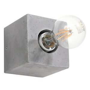 Siva zidna lampa Gabi – Nice Lamps