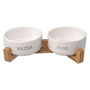 Keramički set posuda s postoljem za pse ø 16 cm Dog Fantasy – Plaček Pet Products
