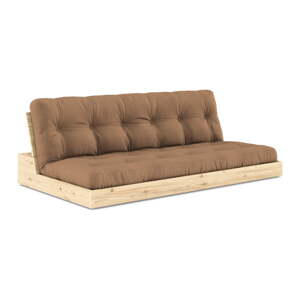 Smeđa sklopiva sofa 196 cm Base – Karup Design