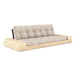 Bež sklopiva sofa 244 cm Base – Karup Design