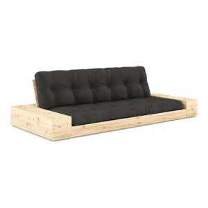 Tamno siva sklopiva sofa 244 cm Base – Karup Design