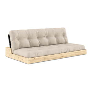 Bež sklopiva sofa 196 cm Base – Karup Design