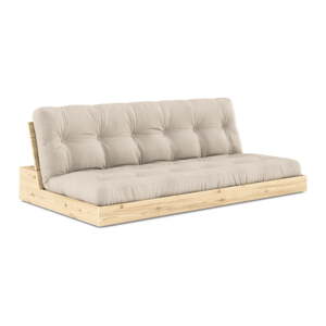 Bež sklopiva sofa 196 cm Base – Karup Design