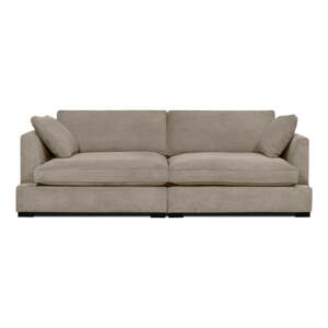 Bež sofa od samta 236 cm Mobby – Scandic