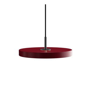 Crvena LED viseća svjetiljka s metalnim sjenilom ø 31 cm Asteria Mini – UMAGE