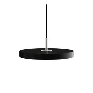 Crna LED viseća svjetiljka s mogućnosti zatamnjivanja s metalnim sjenilom ø 31 cm Asteria Plus Mini – UMAGE