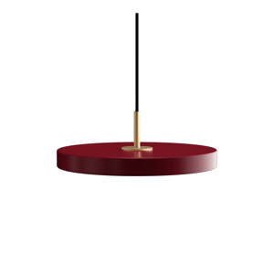 Crvena LED viseća svjetiljka s metalnim sjenilom ø 31 cm Asteria Mini – UMAGE