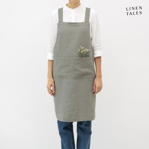 Lanena pregača Khaki – Linen Tales