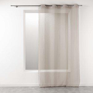 Smeđa prozirna zavjesa 140x280 cm Telma – douceur d'intérieur