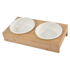 Keramički set posuda s postoljem za pse ø 16 cm – Love Story