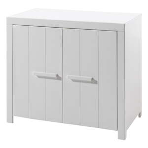 Bijeli dječji ormar od masivnog bora 100x87 cm ERIK – Vipack