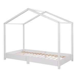 Bijeli dječji krevet u obliku kućice 70x140 cm Montessori – Roba