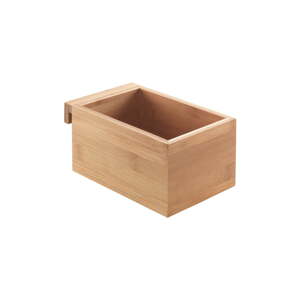 Element od bambusa - kutija za pohranu u prirodnoj boji 10x15 cm Mural – Metaltex