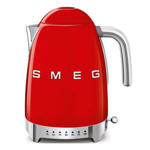 Crveno kuhalo za vodu od nehrđajućeg čelika 1,7 l Retro Style – SMEG