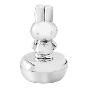 Metalna kutijica za prvi mliječni zub u sjajno srebrnoj boji ø 4x6 cm Miffy – Zilverstad