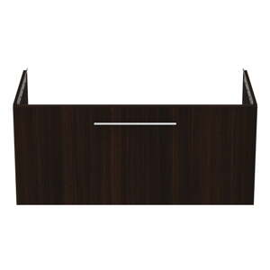 Tamno smeđi zidni ormarić za ispod umivaonika u dekoru hrasta 100x44 cm i.Life B – Ideal Standard