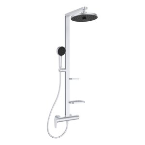 Metalni set za tuš kabinu u mat srebrnoj boji 111 cm ALU+ – Ideal Standard