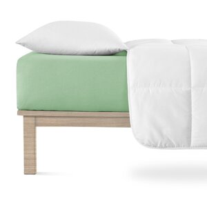 Zelena plahta s gumom od jerseya 140x200 cm Boxspring – Andrea Simone