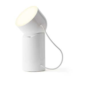 Bijela LED stolna lampa (visina 14 cm) Orbe – Lexon