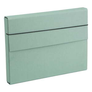 Zeleni kartonski uredski organizator Olof Canvas Paper Laminate – Bigso