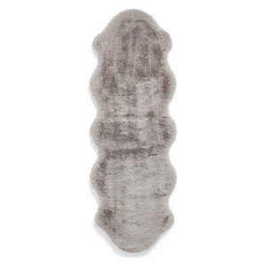 Svijetlo siva sintetička staza 60x180 cm Super Teddy – Think Rugs