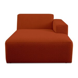 Ciglasta modularna sjedeća garnitura od bouclé tkanine (s desnim kutom) Roxy – Scandic