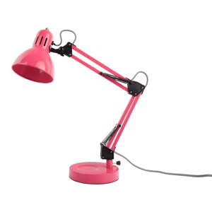 Svijetlo ružičasta stolna lampa s metalnim sjenilom (visina 52 cm) Funky Hobby – Leitmotiv