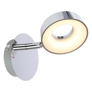 LED zidna lampa u sjajno srebrnoj boji Isla – Candellux Lighting