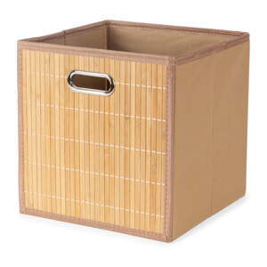 Bambusova kutija za pohranu u prirodnoj boji 31x31x31 cm – Compactor