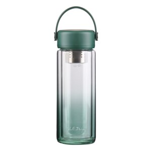 Zelena staklena boca za vodu 350 ml Fuori – Vialli Design
