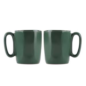 Tamno zelene šalice u setu 2 kom za espresso od kamenine 80 ml Fuori – Vialli Design