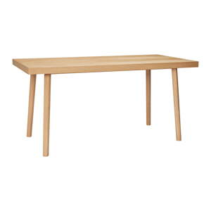 Blagovaonski stol u dekoru hrasta u prirodnoj boji 80x160 cm Herringbone – Hübsch