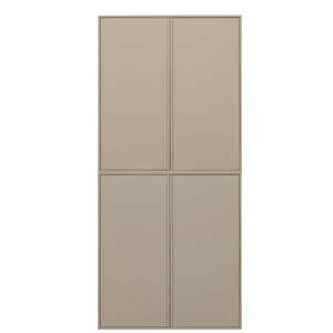 Krem modularni garderobni ormar od masivnog bora 100x220 cm Daily – vtwonen