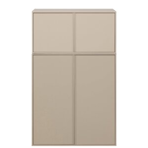 Krem modularni garderobni ormar od masivnog bora 100x150 cm Daily – vtwonen