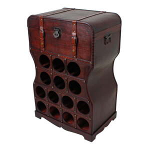 Smeđa vitrina za vino broj boca 14 kom, 46x70 cm – Deco Pleasure