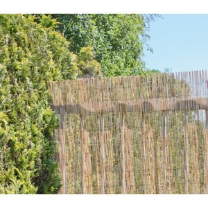 Pleteni balkonski zastor u prirodnoj boji 300x200 cm – Garden Pleasure