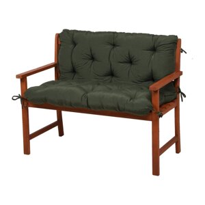 Kaki zeleni vrtni jastuci za sjedenje u setu 2 kom za klupu 50x100 cm Selby – Sun Garden