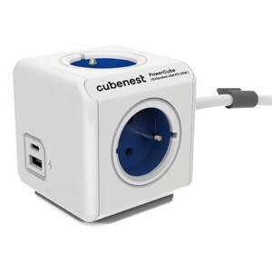 Razdjelnik utičnica 13 cm PowerCube Extended USB – Cubenest