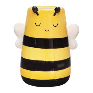 Žuta  vaza od dolomita (visina 10,5 cm) Bee – Sass & Belle