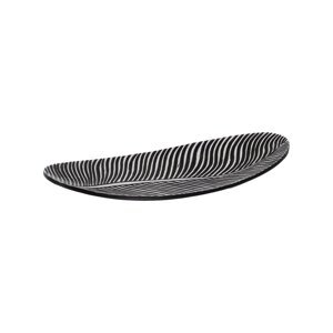 Ukrasni pladanj od polyresina 16x37 cm B&W – Ixia