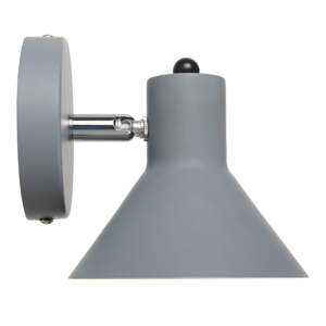 Siva zidna lampa Simplico – Ixia