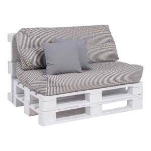 Sivi/bež vrtni jastuci za sjedenje u setu 4 kom za palete 80x112 cm – Ixia