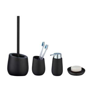 Mat crni keramički set pribora za kupaonicu Badi – Wenko