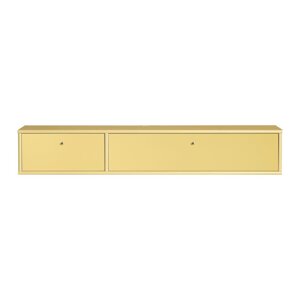 Svijetlo žuta TV komoda 136x22 cm Mistral – Hammel Furniture