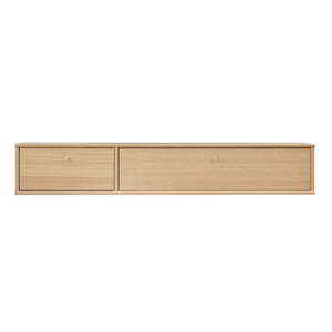 TV komoda u dekoru hrasta u prirodnoj boji 133x22 cm Mistral – Hammel Furniture