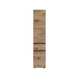 Visok/uski kupaonski ormarić u dekoru hrasta u prirodnoj boji 38x180 cm Wisla – Støraa