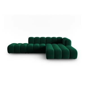 Tamno zelena kutna garnitura (s desnim kutom) Lupine – Micadoni Home